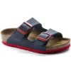 Birkenstock Birkenstock^Arizona Kids - Desert Soil Blue/Red