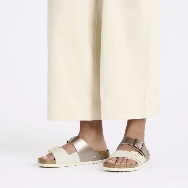 Birkenstock Birkenstock^Arizona Split - Eggshell/Copper