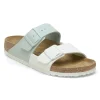 Birkenstock Birkenstock^Arizona Split - White/Surf Green