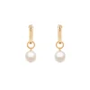 Leah Yard Designs Earrings^Ava Earrings - Pearl & Gold