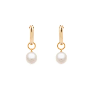 Leah Yard Designs Earrings^Ava Earrings - Pearl & Gold