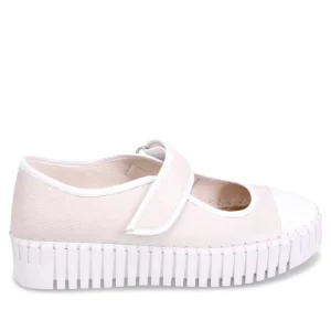 Django & Juliette Sneakers^Berit - White/Nougat Tumble