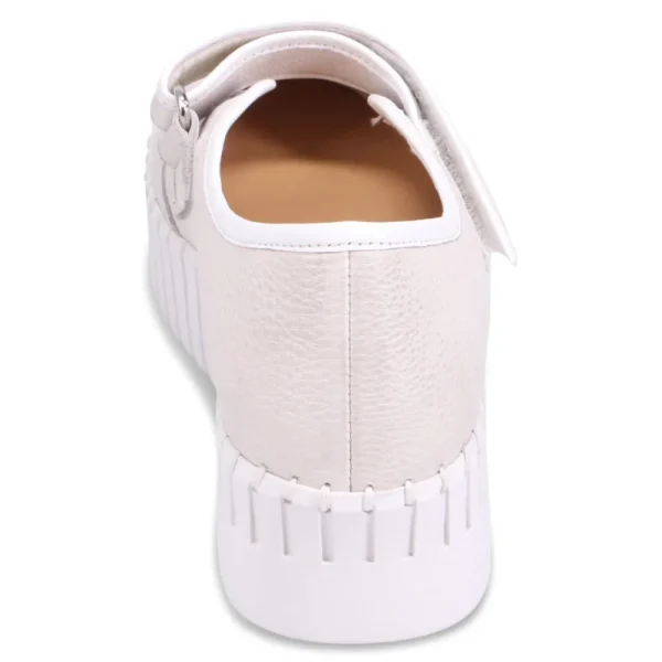 Django & Juliette Sneakers^Berit - White/Nougat Tumble