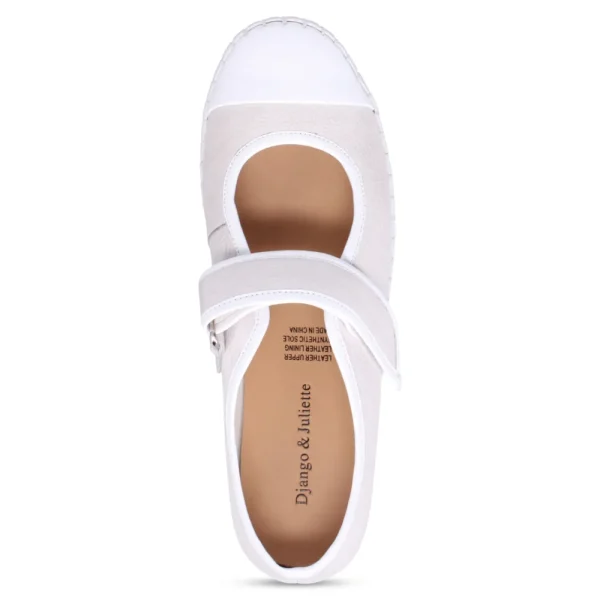 Django & Juliette Sneakers^Berit - White/Nougat Tumble