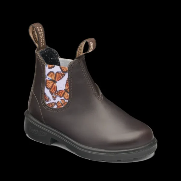 Blundstone Blundstone^2395 - Kid's Brown with Butterfly Lilac Elastic