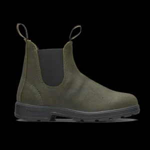 Blundstone Ankle^1615 - Original Dark Olive Waxy Suede