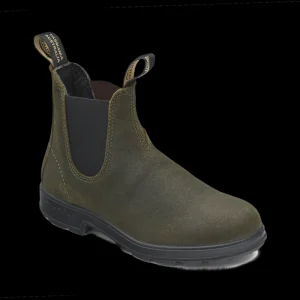 Blundstone Ankle^1615 - Original Dark Olive Waxy Suede