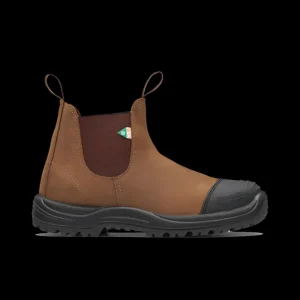 Blundstone Work^169 - Work & Safety Rubber Toe Cap Saddle Brown