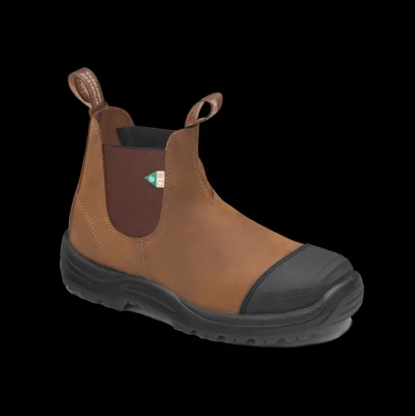 Blundstone Work^169 - Work & Safety Rubber Toe Cap Saddle Brown