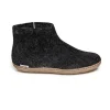 Glerups Glerups^Boot with Leather Sole - Charcoal