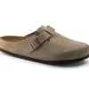 Birkenstock Clogs^Boston SFB - Taupe