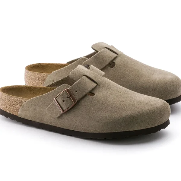 Birkenstock Clogs^Boston SFB - Taupe