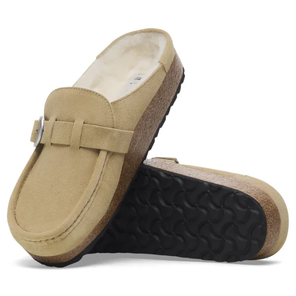 Birkenstock Clogs^Buckley Shearling - Taupe