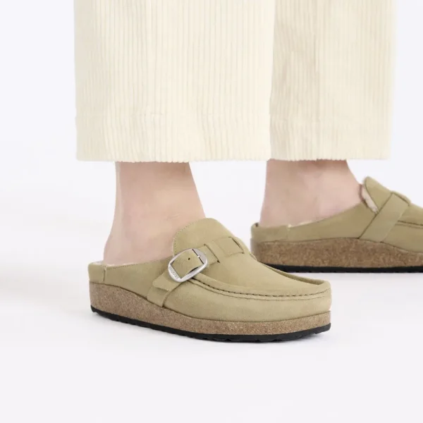 Birkenstock Clogs^Buckley Shearling - Taupe