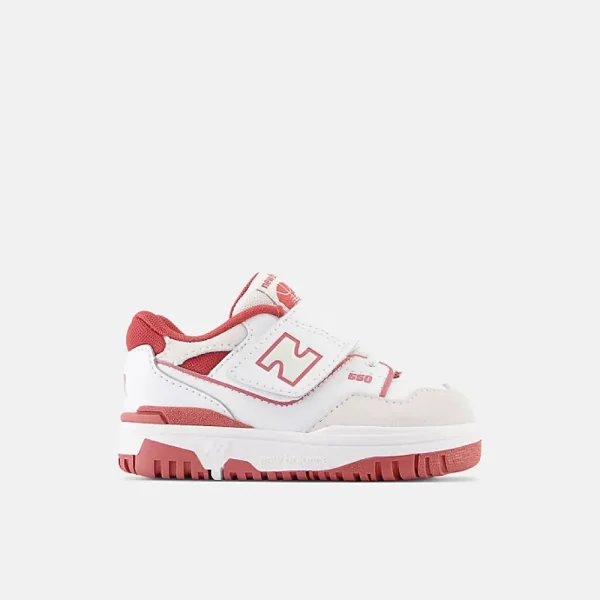 New Balance Athletic^550 Bungee Lace with Top Strap - White with Astro Dust