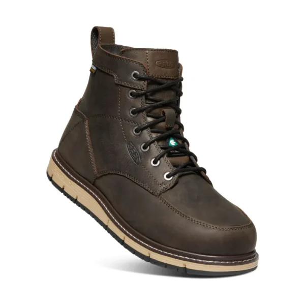 Keen Utility Work^CSA Work Boot: San Jose 6" WP - Cascade Brown