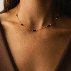 Leah Yard Designs Necklaces^Dottie Necklace - Black Onyx