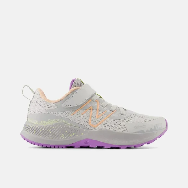 New Balance Athletic^DynaSoft Nitrel v5 Bungee Lace - Grey Matter with Guava Ice