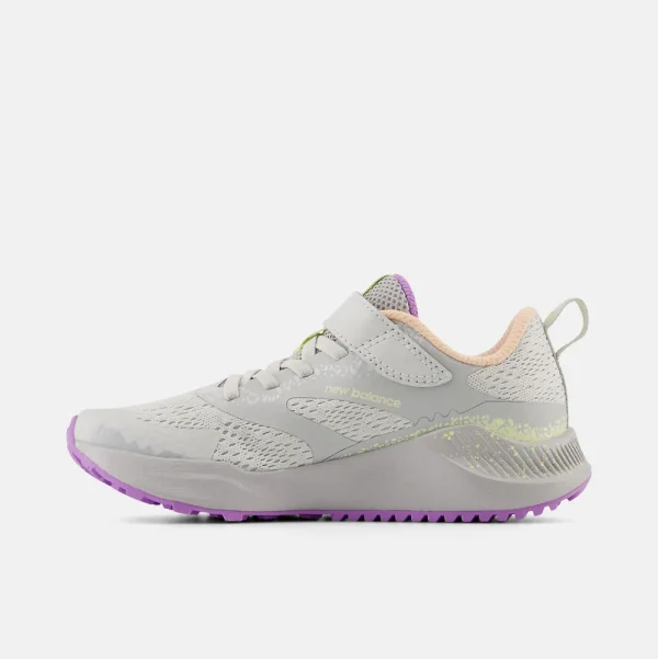 New Balance Athletic^DynaSoft Nitrel v5 Bungee Lace - Grey Matter with Guava Ice