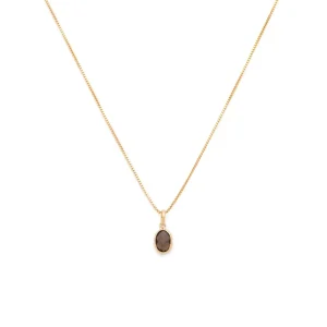 Leah Yard Designs Necklaces^Evelyn Necklace - Smoky Quartz