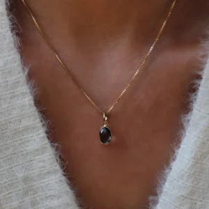 Leah Yard Designs Necklaces^Evelyn Necklace - Smoky Quartz