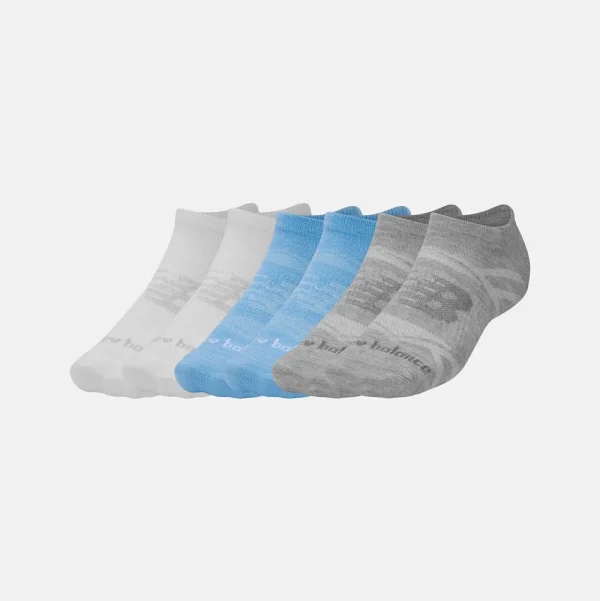 New Balance Women's | Men's^Flat Knit No Show Sock 6 Pack