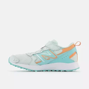 New Balance Athletic^Fresh Foam 650 Bungee Lace with Top Strap - Light Surf with Peach Glaze