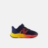 New Balance Athletic^Fresh Foam Arishi v4 Bungee Lace with Top Strap - Team Navy with Electric Red