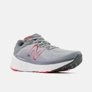 New Balance Athletic & Hiking^Fresh Foam X 840v1 - Aluminum Grey with True Red