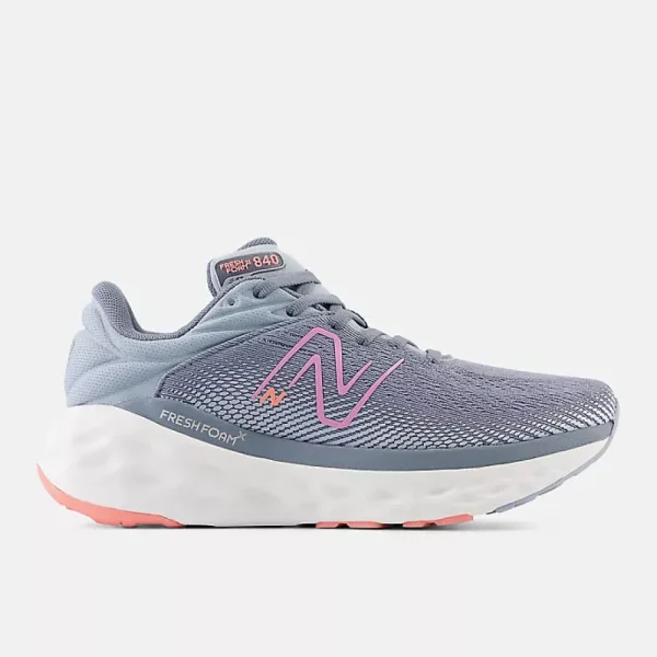 New Balance Athletic & Hiking^Fresh Foam X 840v1 - Arctic Grey with Raspberry