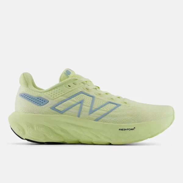 New Balance Athletic & Hiking^Fresh Foam X 1080v13 - Limelight with Chrome Blue