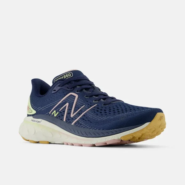 New Balance Athletic & Hiking^Fresh Foam X 860v13 - Nb Navy with Orb Pink