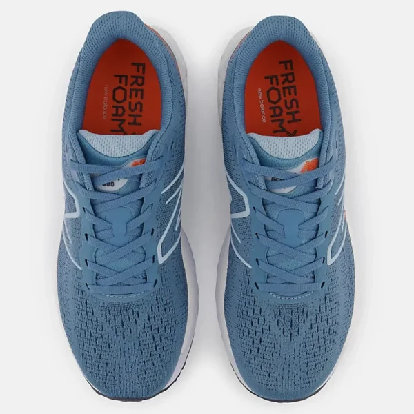 New Balance Athletic & Hiking^Fresh Foam X 880v12 - Spring Tide with Vibrant Orange