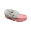 Laurentian Chief Moccasins^Fur Moccasin - Flamingo Suede