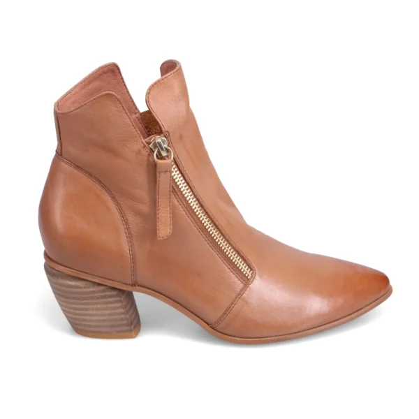 Django & Juliette Heeled | Ankle^Jazzy - Cognac