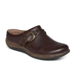 Aetrex Clogs^Libby - Brown