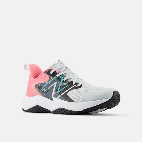 New Balance Athletic^Rave Run v2 - Quartz Grey with Ultra Pink