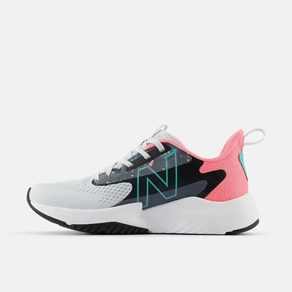 New Balance Athletic^Rave Run v2 - Quartz Grey with Ultra Pink