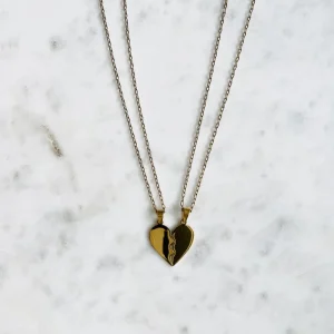 AKA Necklaces^RAYA BFF Heart Necklace - Gold