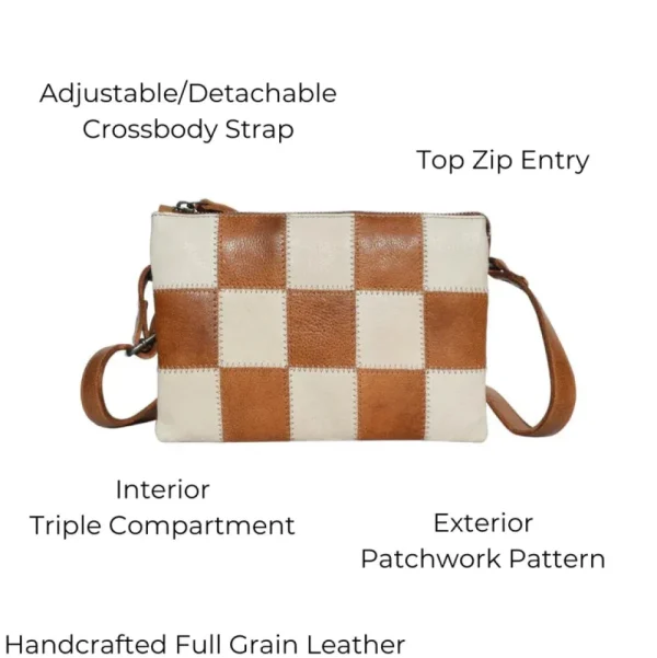 Latico Leathers Bags & Purses^Sadie Crossbody - Oat Patch