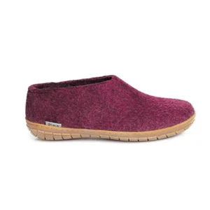 Glerups Glerups^Shoe with Honey Rubber - Cranberry