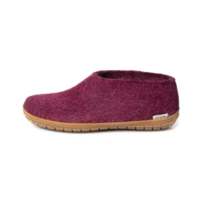 Glerups Glerups^Shoe with Honey Rubber - Cranberry