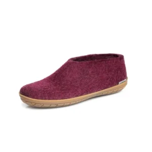 Glerups Glerups^Shoe with Honey Rubber - Cranberry