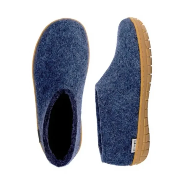 Glerups Glerups^Shoe with Honey Rubber - Denim