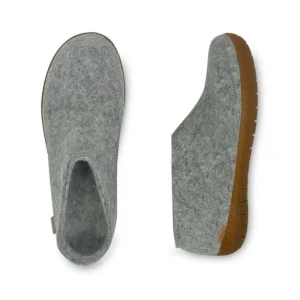 Glerups Glerups | Glerups^Shoe with Honey Rubber - Grey