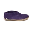 Glerups Glerups^Shoe with Leather Sole - Purple