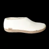 Glerups Glerups^Shoe with Leather Sole - White