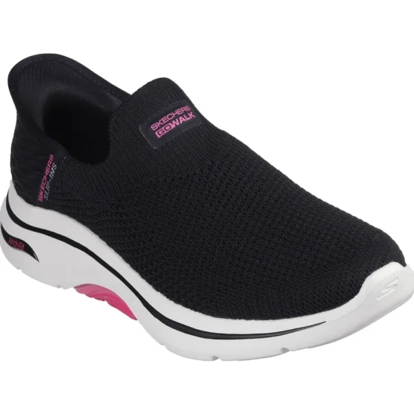 Skechers Casual^Slip-ins: GO WALK Arch Fit 2.0 - Val - Black/Hot Pink