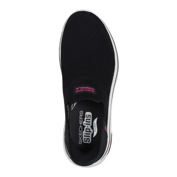 Skechers Casual^Slip-ins: GO WALK Arch Fit 2.0 - Val - Black/Hot Pink