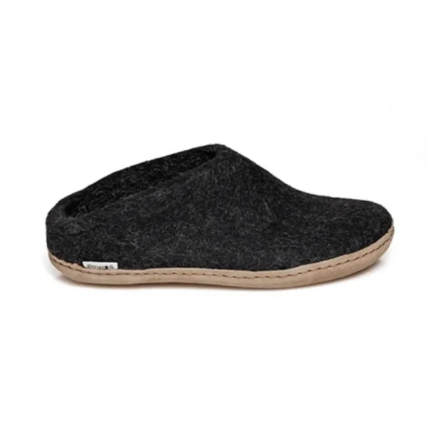 Glerups Glerups | Glerups^Slip-on with Leather Sole - Charcoal